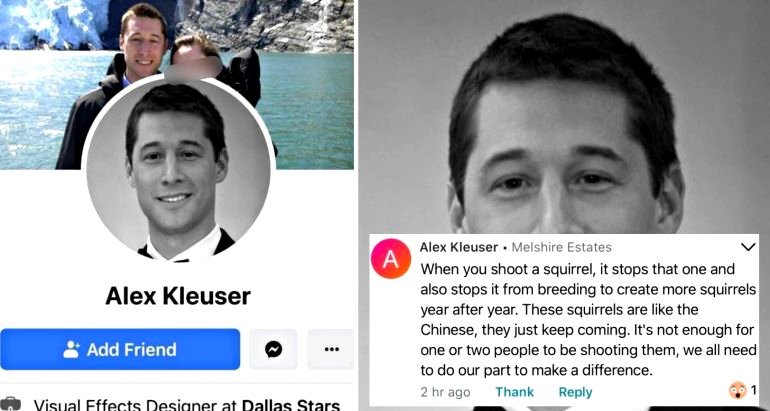 Dallas Stars Employee Fired For Comparing Chinese People to Squirrels Being ‘Shot’