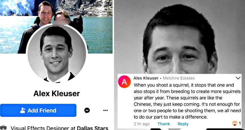 Dallas Stars Employee Fired For Comparing Chinese People to Squirrels Being ‘Shot’