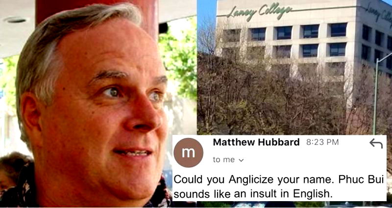 Oakland Professor Tells Viet American Student ‘Your Name in English Sounds Like F**k Boy’