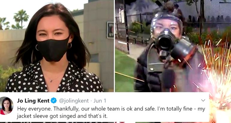 NBC Reporter Nearly Hit By Tear Gas Canister on Live TV at Seattle Protests
