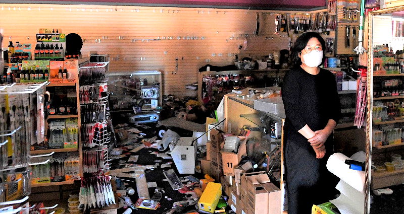 Asian American Businesses Looted Across the U.S. During Riots