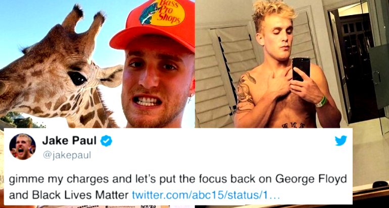 Jake Paul Charged After Participating in Riots and Looting in Arizona