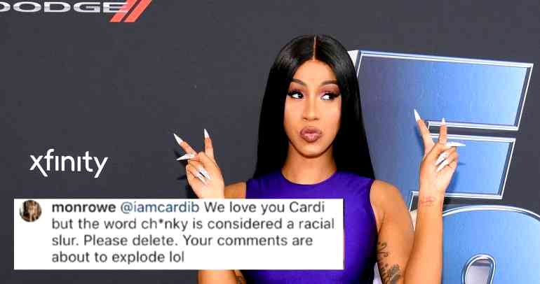 Cardi B Faces Online Backlash Over Her Use of ‘Ch*nky Eyes’