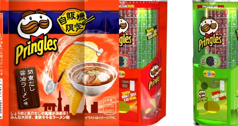Japan Now Sells Limited-Edition RAMEN Pringles in Vending Machines