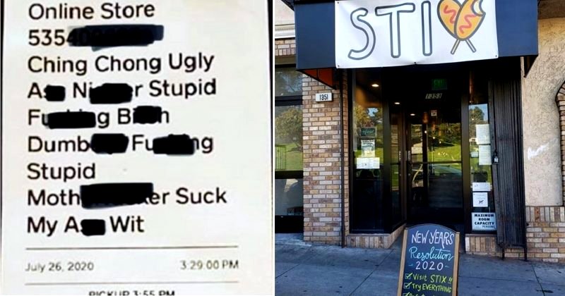 SF Boba Shop Shares Shocking Hate-Filled Online Order