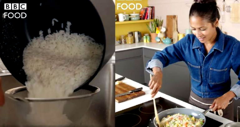 BBC Host Cooks Unwashed Rice, Rinses AFTER With Tap Water and Asians Everywhere Are Screaming