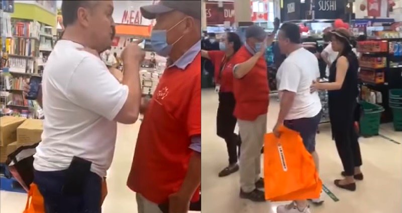 Man Refusing to Wear a Face Mask Explodes Into Racist Rant in Asian Grocery Store