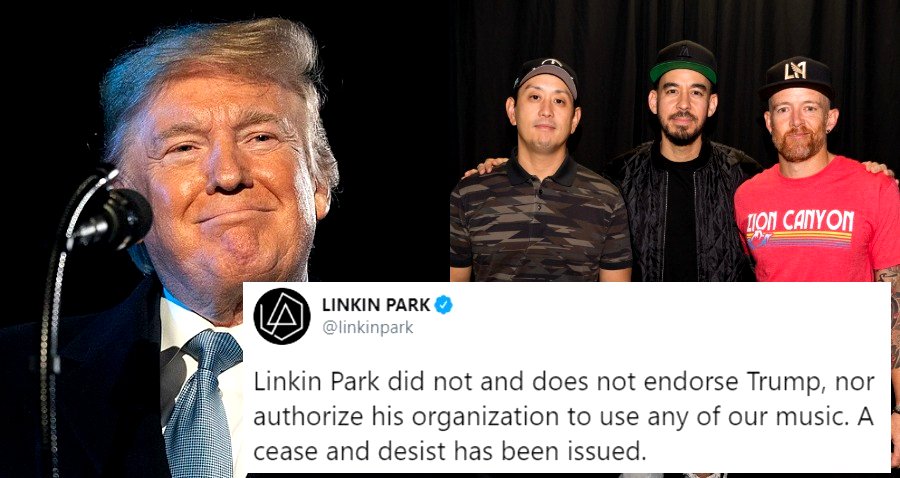 ‘No Thanks’: Linkin Park Wants Trump to Stop Using Their Music at His Campaign Events