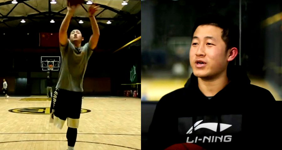 One-Legged Basketball Player in China Goes Viral for His Incredible Three-Point Shots