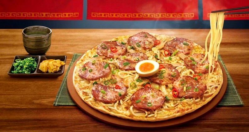 Pizza Hut Taiwan Now Sells Tonkotsu ‘Ramen Pizza’