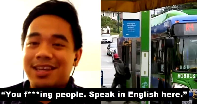 Filipino Man Claims Bus Passengers Racially Harassed Him for Speaking His Native Language in Vancouver