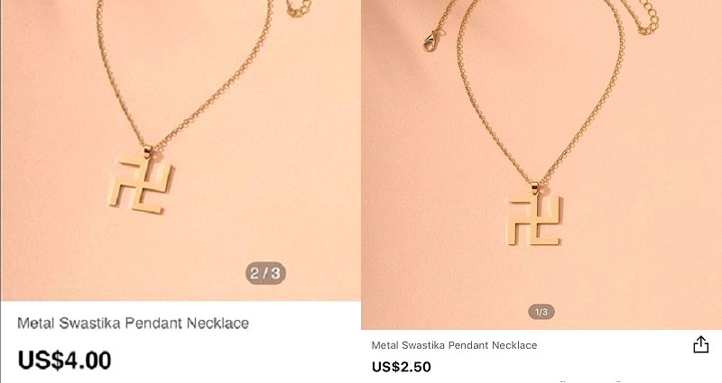 Online Retailer Shein Sparks Outrage for Selling Buddhist Swastika Necklace