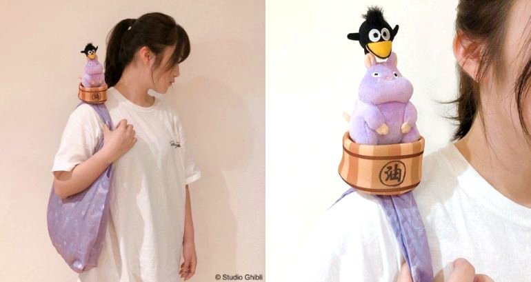 Carrying Your Own Studio Ghibli Character on Your Shoulder Can Now Be Good for the Environment