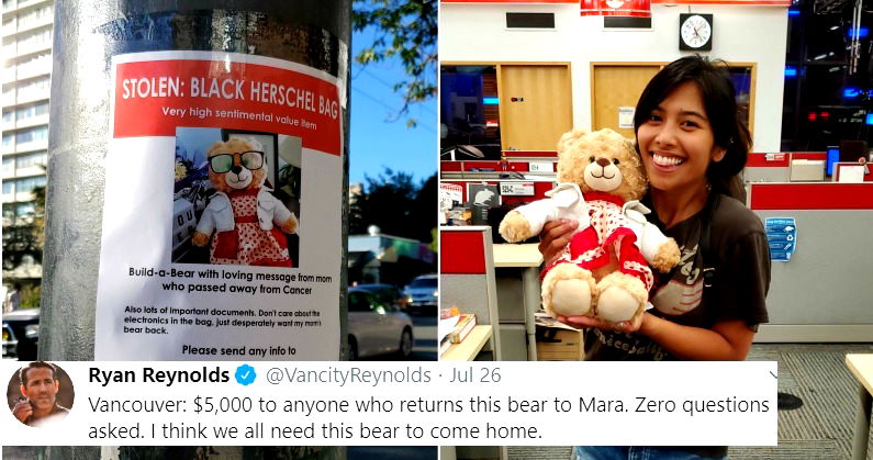 Woman Gets Back Stolen Teddy Bear With Late Mom’s Last Words After Celebrities Help