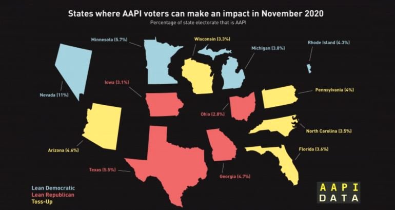Where Can AAPI Voters Have the Most Impact in November 2020?