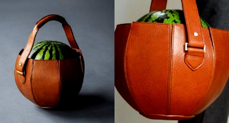 Japanese Luxury Bag for Carrying Watermelon is for Serious Fruit Lovers Only