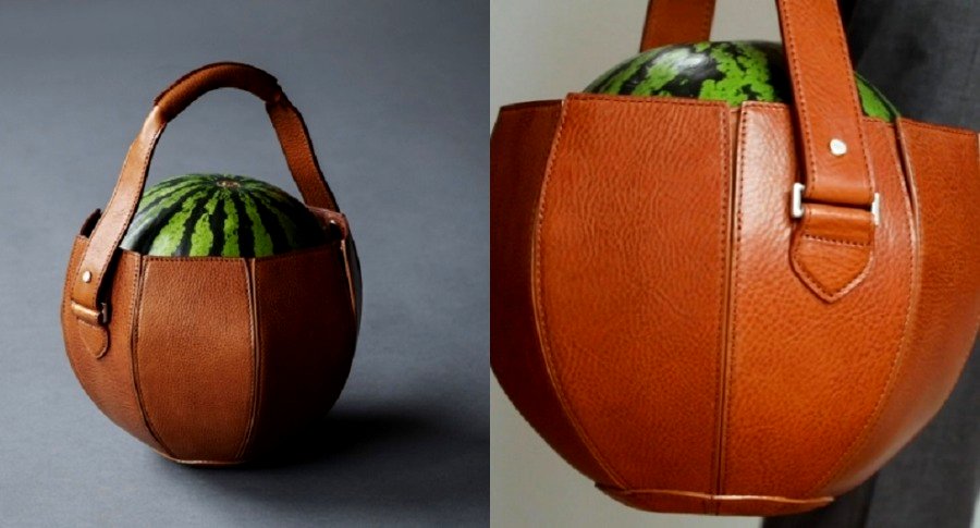 Japanese Luxury Bag for Carrying Watermelon is for Serious Fruit Lovers Only