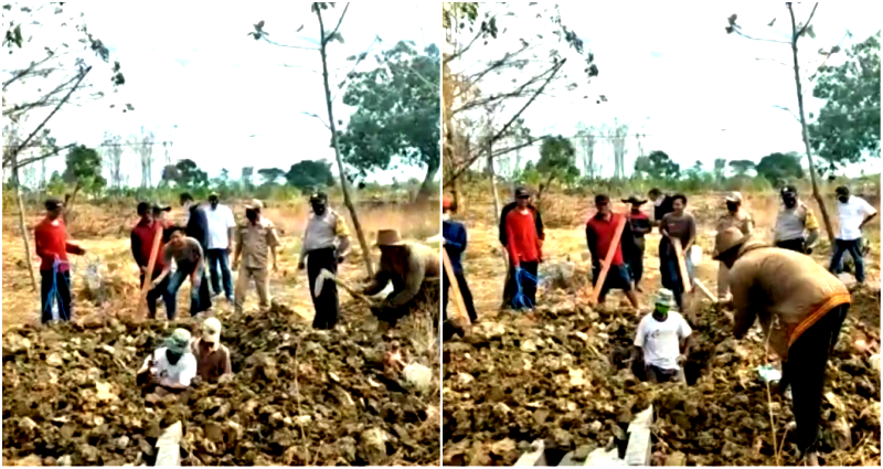 Anti-Maskers in Indonesia Are Forced to Dig Graves for People Who Died From COVID-19