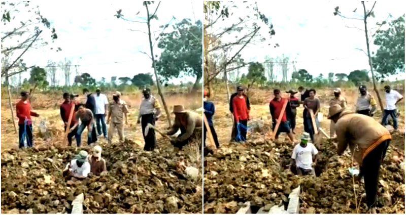 Anti-Maskers in Indonesia Are Forced to Dig Graves for People Who Died From COVID-19
