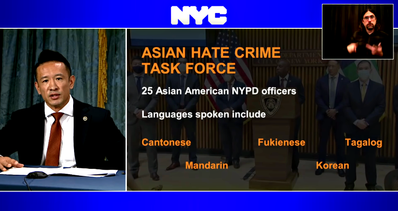 Asian Hate Crime Task Force Now Permanent in NYC