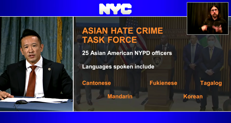 Asian Hate Crime Task Force Now Permanent in NYC