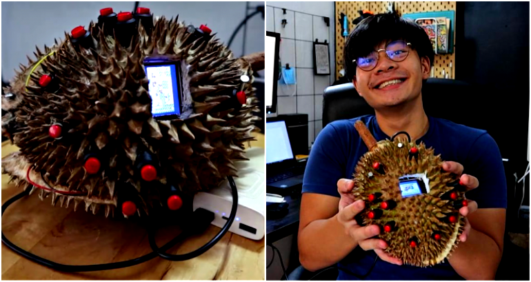 Student Creates a Game Boy Out of a Durian