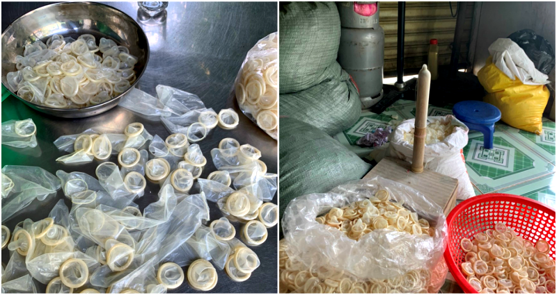Over 300,000 Used Condoms Found Being Washed, Reshaped for Illegal Sale in Vietnam
