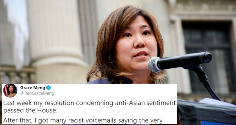 NY Congresswoman Gets Racist Voicemails for Passing Bill Against Anti-Asian Racism
