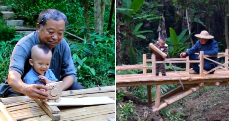 Chinese Master Carpenter Makes Toys for His Grandson With Skills Used to Build the Forbidden City