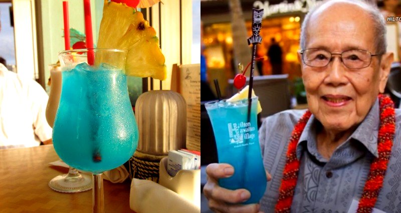 Bartender Who Created the Iconic ‘Blue Hawaii’ Cocktail Turns 102