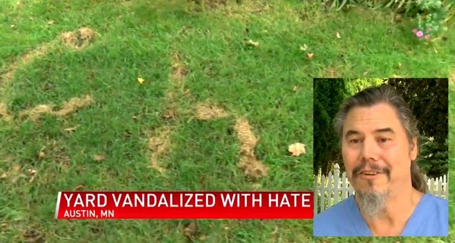 Asian American Man Has ‘China Virus’ Burned Into His Front Lawn in Minnesota