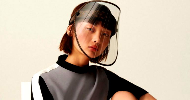 Louis Vuitton is Releasing $961 Gold-Studded Face Shield