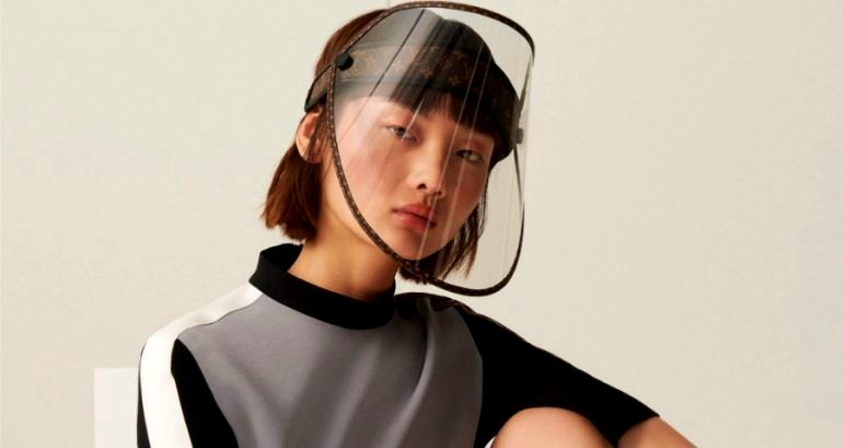 Louis Vuitton is Releasing $961 Gold-Studded Face Shield