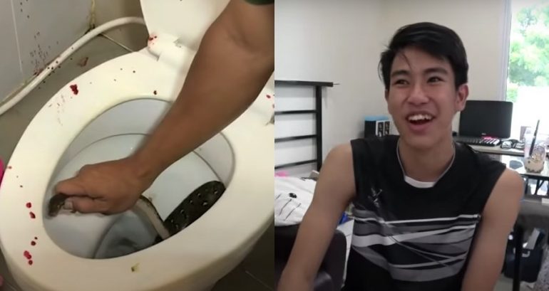 Snake Bites Teen’s Penis While Using the Toilet in Thailand