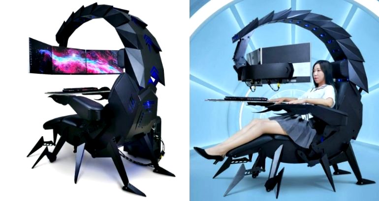 Chinese Company Releases Motorized Scorpion Gaming Cockpit for $3,299