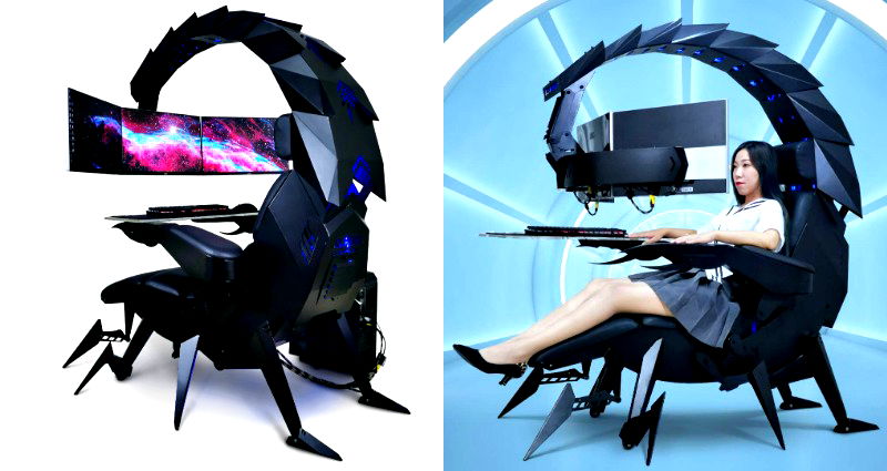 Chinese Company Releases Motorized Scorpion Gaming Cockpit for $3,299