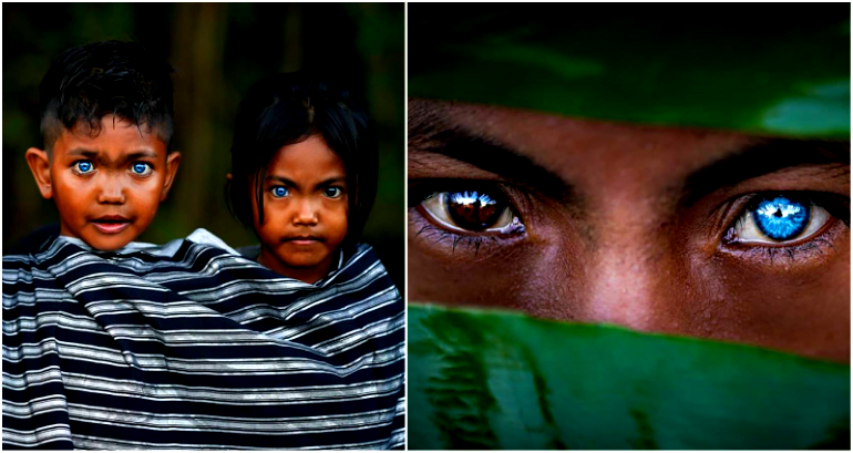 Meet the Indonesian Tribe With Piercing Blue Eyes