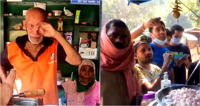 Elderly Couple’s Food Stand Gets Huge Boost After YouTuber Helps Them Go Viral