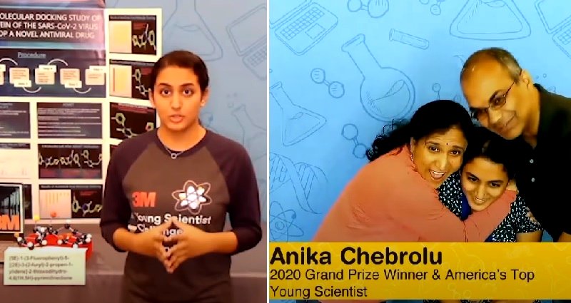 Indian American Teen’s Potential COVID-19 Cure Wins $25K in Science Competition