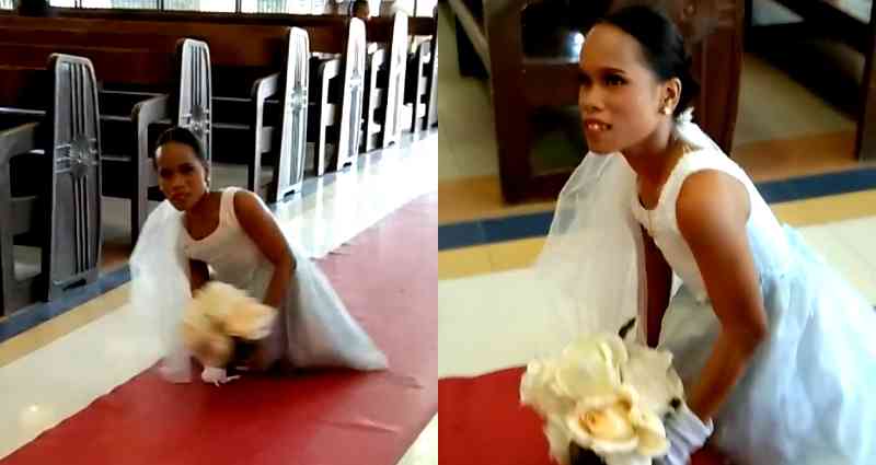 Bride Born Without Legs Ditches Wheelchair at Her Wedding in the Philippines