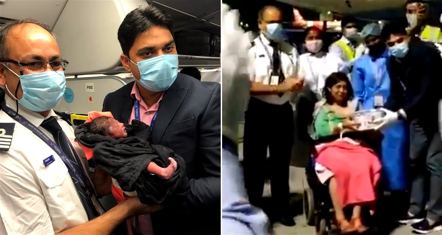Mom Gives Birth to Baby Boy on Flight in India With Help From Passenger and Flight Crew