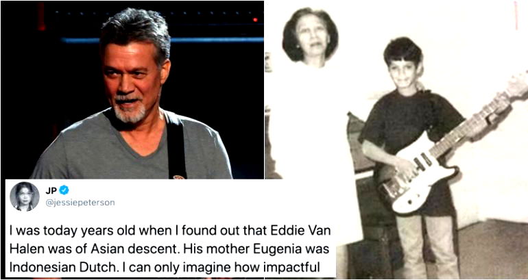 Rockstar Eddie Van Halen’s Asian Roots Shocks the Internet