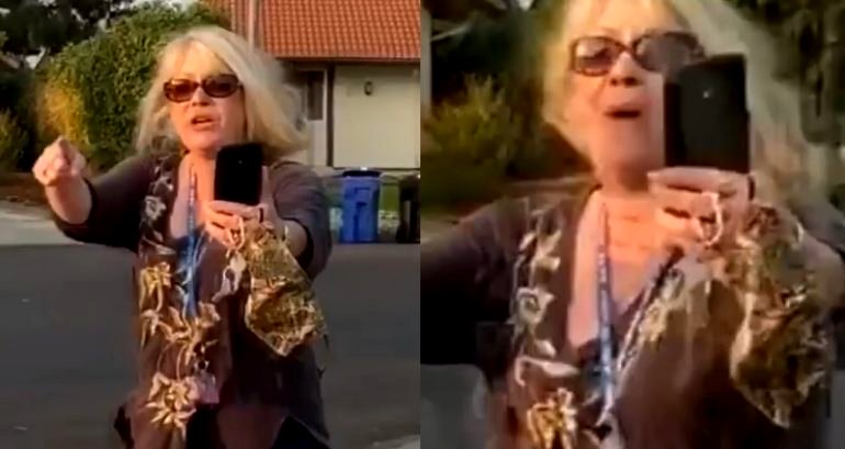 Maskless Woman Goes on a Racist, Homophobic Rant on Asian Mom and Daughter in California