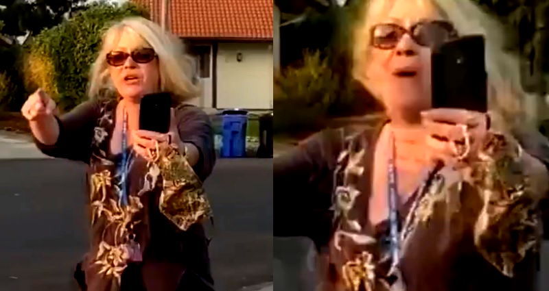 Maskless Woman Goes on a Racist, Homophobic Rant on Asian Mom and Daughter in California