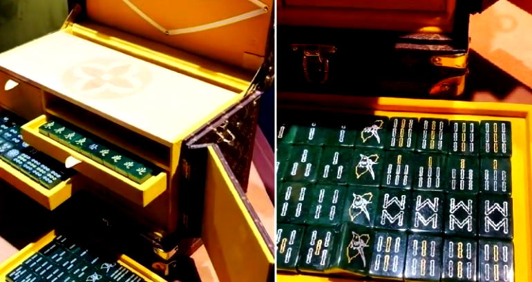 Louis Vuitton Unveils $80,000 Jade Mahjong Set
