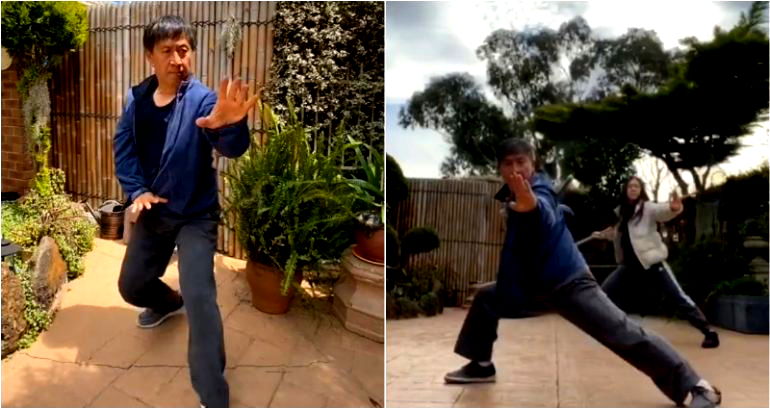 Kung Fu Champion Dad and Daughter Gain 1.3 Million TikTok Followers With Incredible Skills