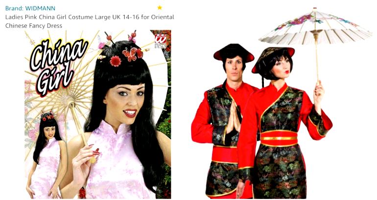 Amazon Sparks Outrage Over ‘Yellowface’ Chinese Costumes