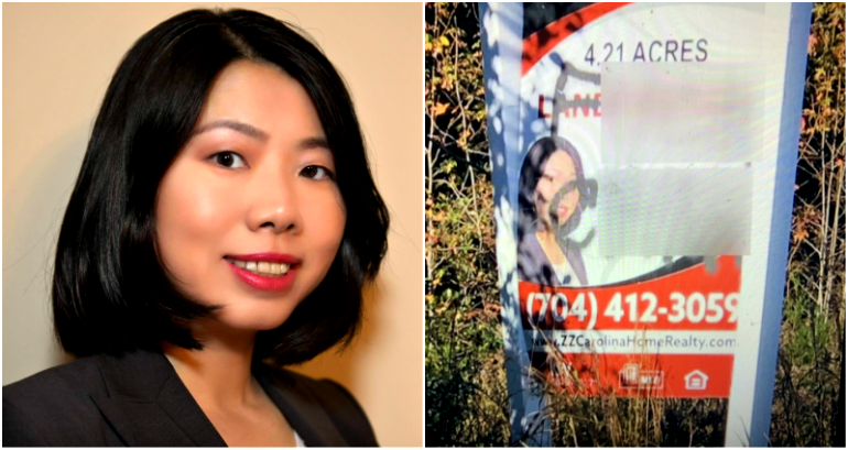 Real Estate Agent Targeted With Racist Graffiti in North Carolina