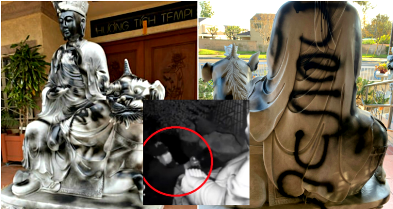 6 Buddhist Temples Vandalized in OC in November, 2 Women Caught on Camera