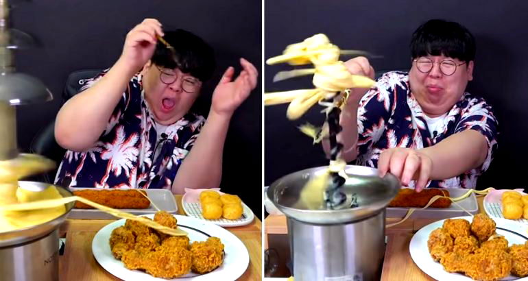 Korean YouTuber Loses First Fight With Cheese Fondue, Has a Wholesome Rematch